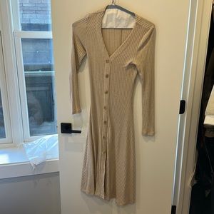 Mango knit midi dress